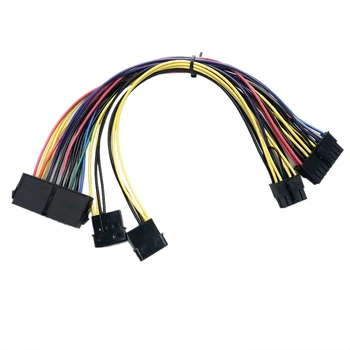 ATX PSU 24Pin + Dual Molex IDE 4Pin til 18+10pin Power Supply Kabel til HP Z800