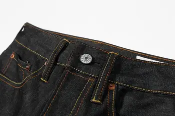 Autentisk Åndbar Top Kvalitet Tendens Mode Mænd, Bukser, Jeans Straight Multi-lomme Fritid Midten af Taljen herrebukser