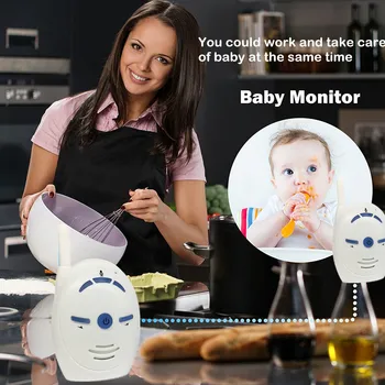 Baby Monitor wifi Wireless Barn Walkie Talkie Audio Radio Barnepige intercome babyalarm Bærbare elektriske Babysittere baby kamera