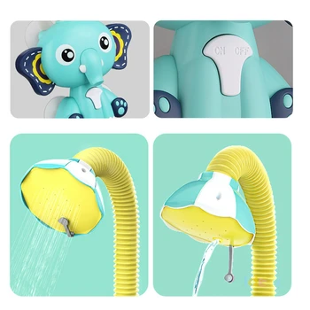 Badekar Legetøj Baby Vand Spil Elephant-Modellen Brusebad Hane El-Vand-Spray Legetøj Til Børn Swimming Badeværelse Baby Legetøj