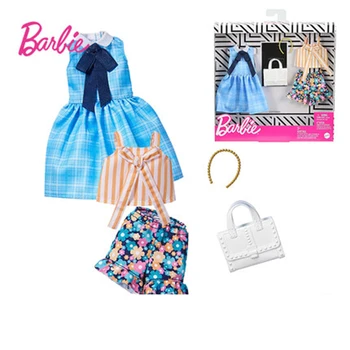 Barbie Tilbehør, Tøj Mode Tøj til 30cm Dukker, Barbie Tøj, Legetøj til Børn, Piger, Dukke Kjole Tilbehør