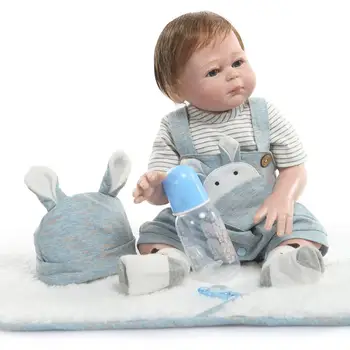 Barnet Genfødt Fuld Silikone nyfødte baby tvillinger pige dreng dukker 50cm Vinyl Realistisk bebe genfødt menino boneca Badekar Toy vandtæt