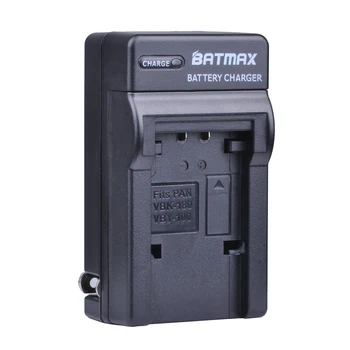 Batmax 2stk VW-VBT380 VBT380 Batteri+Oplader Til Panasonic HC-V110, HC-V130, HC-V160, HC-V180, HC-V201, HC-V250,HC-V260