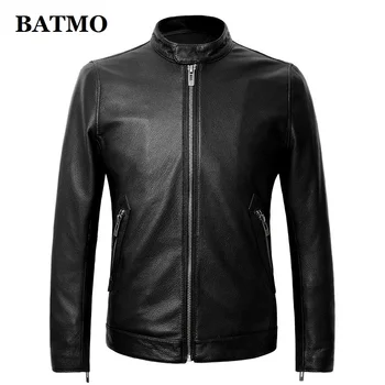 BATMO naturlige læder jakker mænd,der er slank ægte fåreskind jakker ,plus-size (S-4XL