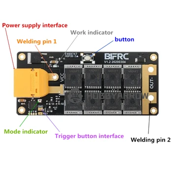 BIFRC DIY Bærbare 12V Batteri til Lagring af Energi punktsvejsning PCB Kredsløb for SuperCapacitor 18650 RC High-Rate Batteri