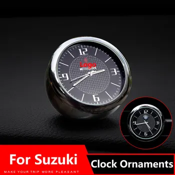 Bil Ur Ornamenter Lufthuller Outlet Klip klistermærket Logo For Suzuki grand vitara jimny swift og sx4 vitara Tilbehør