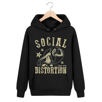 Bloodhoof Sociale Forvrængning Rock band pullover hoodie Asian Størrelse