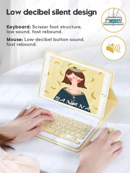 Bluetooth Tastatur og en Mus Til Apple Teclado iPad Xiaomi Samsung, Huawei Telefon, Tablet Trådløse Tastatur Til Android, IOS, Windows