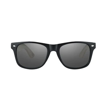 BOBO FUGL Mærke Solbriller Kvinder Mænd 2020 Vintage Black Square Spejl Eyewer Ben af Træ Polariserede solbriller oculos masculino