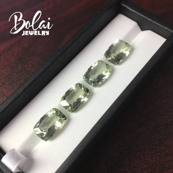 Bolaijewelry,Naturlig grøn ametyst cu10*14 mm ,1stk/5.7 ct løs smykkesten til gør det selv smykker Som en gave til en dame