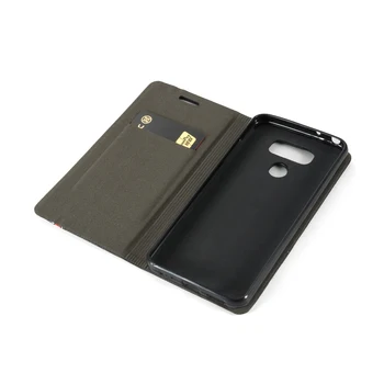 Book Sag For LG G6 Luksus PU Læder Tegnebog Flip Cover Til LG G6 H870 Silicium Soft Back Cover