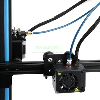 Bowden PTFE-Slange XS-Serien, 1M+1stk Hurtig Montering + 1stk Straight Montering af Pneumatisk Presse for at oprette Forbindelse til CREALITY 3D-Printer