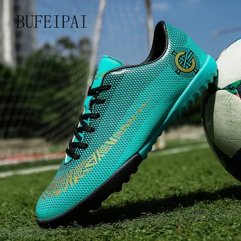 BUFEIPAI 2020 Mænd fodboldstøvler af Høj Kvalitet, Billige Drenge Fodbold Sko Åndbar Lange Pigge Børn Fodbold Støvler Chuteira Futebol