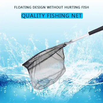 Bærbare Fiskeri Folde Netto Fiskeri Landing Net Aluminium Legering Udvides til Fugl, Fisk, Fange Slip Let Fiskeri Net