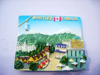 Canadiske Whistler landskab køleskabsmagneter