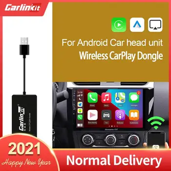 CarlinKit Trådløse Carplay Dongle Til Android Navigation Spiller Smart USB Apple Carplay Trådløs Android Auto Mirrolink Airplay