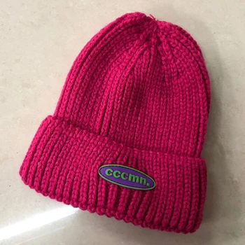 Casual Nye Vinter Hat Solid Bomuld Huer Huer Til Kvinder, Forår Mode Uld Varme Skullies Huer Hatte, Caps For Mænd