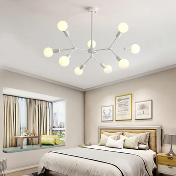 CETANT retro jern lysekrone retro moderne loft lampe stue, soveværelse lysekrone lamper