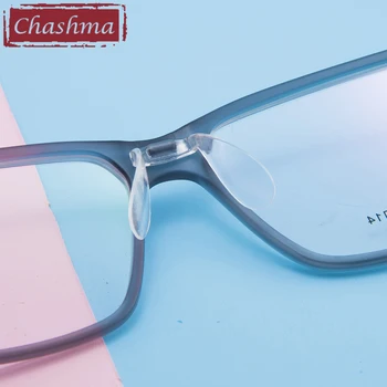Chashma TR90 Briller Sport Stor Cirkel Frame Briller Briller Mænd armacao de oculos de grau klar linse briller 138 mm, Bredde
