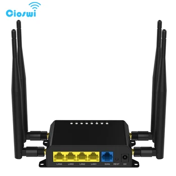 Cioswi WE826-T 3G 4G Router Trådløst adgangspunkt med 4G Antenner og Sim Kort Slot 300mbps 4G LTE Router Supoort USB/4G Modem