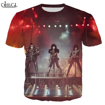 CLOOCL Rock Metal Kys Band T-shirt til Kvinder, Mænd Plus Size Tee Toppe Fuld 3D Print Korte Ærmer Fashion Sweatshirts Drop Shipping
