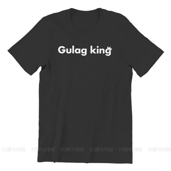 COD Black Ops Kolde Krig Gulag King Warzone Klassisk T-Shirt til Mænd Animationsfilm Crewneck Bomuld Nye Toppe Tshirt
