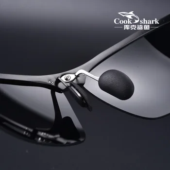 Cook Haj Solbriller til Mænd Specielle Briller for at Køre Dag og Nat, Ændre Farve Solbriller, Polariserede Førerens Kørsel Spejl