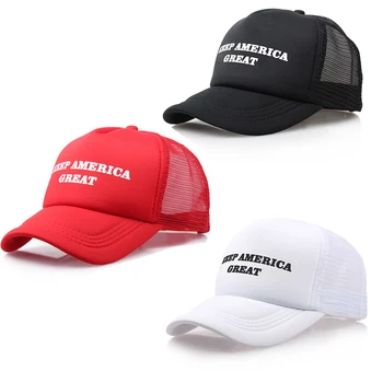 Cool Nye Donald Trump Red Hat Genvalg Holde Usa Fantastisk Forår, Sommer Cool Baseball Mesh Justerbar Caps Sport Hat