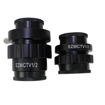 CTV 1/2 1/3 1X Adapter 0,3 X 0,5 X C-mount Linse Adapter Til SZM Video Digital Kamera Trinokulartubus Stereo-Mikroskop Tilbehør
