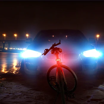 Cycloving bageste cykel Lys Cykel baglygte COB LED Baglygte MTB Sikkerhed Advarsel genopladelig vandtæt Cykel tilbehør