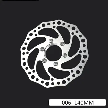 Cykel-bremseklodser Mountainbike 140mm Vej MTB skivebremser Rotor rustfrit stål, Med Skruer, mekanisk skivebremse