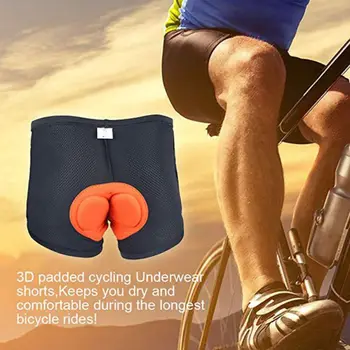 Cykling Shorts til Kvinder, Mænd 3D bomuld Silicone Cykel Sadel Polstret Undertøj