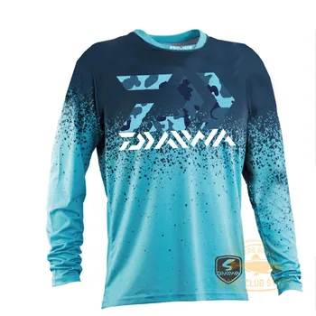 Daiwa Efteråret Fiskeri Jersey Hurtig Tør Fiskeri Lang-ærmet Tøj Åndbar Udendørs Fiskeri T-Shirt Forårets Fiskeri Tøj