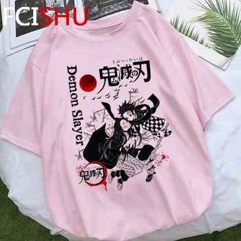 Demon Slayer Japansk Anime-T-Shirt Mænd Kimetsu Ingen Yaiba Sjove Tegneserie T-shirt Unisex Plus Size t-shirt Hip Hop Top Tees Mandlige