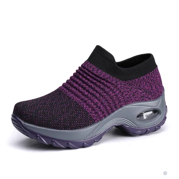 Der kører Sko til Kvinder Platform Sneakers Air Cushion Ourdoor Sports Sko Letvægts Åndbar Sok Fodtøj Shoes Mujer