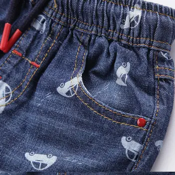 DIMUSI Boy ' s bil udskrivning Ripped Jeans Shorts til drengens Sommeren Trusser Jeans Shorts til Børn Piger Shorts til Børn BC069