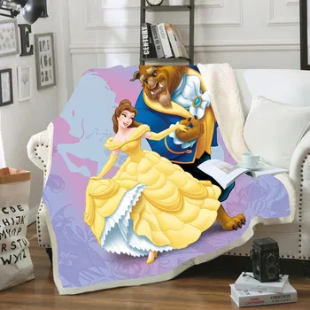 Disney Ariel Havfrue Prinsesse Print Tæppe, Dyne, Sengetøj til Børn Piger Gave Soveværelse Indretning Størrelsen Udvalg for Stilarter.
