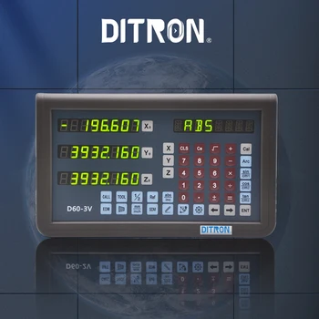 DITRON DRO Mill Metal Shell 3-akset DIgital Udlæsning Display DRO