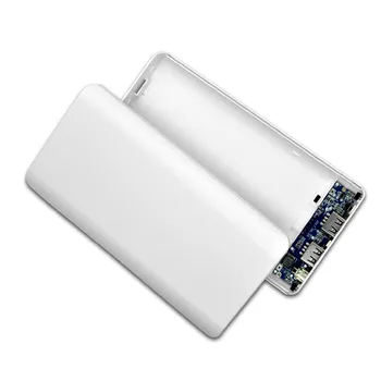 Dobbelt USB-LCD-Display Portable Power Bank boxen 8x 18650 Batteri Oplader DIY Sag 5V 2A Powerbank batteri Tilfældet Med LED Lommelygte