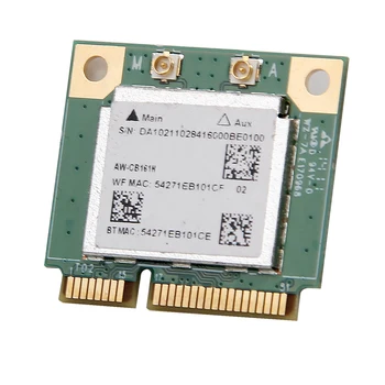 Dual Band Realtek RTL8821 AW-CB161H Wifi Wlan-Kort, Bluetooth 4.0 Combo Trådløse Halvdelen Mini-PCI-E-Adapter 433Mbps 802.11 ac