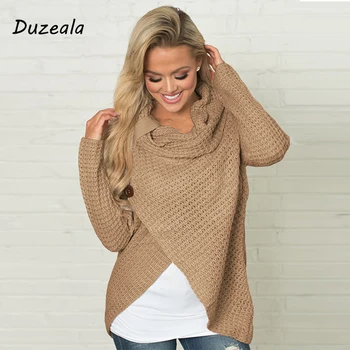 Duzeala 2021 Mode Efterår Og Vinter Varm Sweater Long-Sleeve-Elastisk Sweater Kvindelige Pullover, Rullekrave, Strik, Trøjer, Toppe