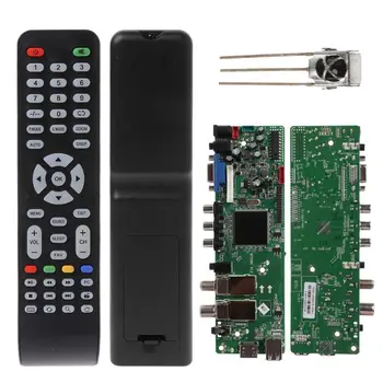 DVB-S2, DVB-T2 / DVB-C Digital Signal ATV Maple Driver LCD-Remote Control Board Launcher Universal Dual USB-Medier QT526C V1.1 T. S5
