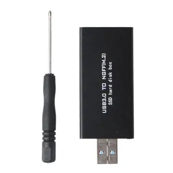Eksterne B-Tasten M. 2 NGFF SSD til USB 3.0-Converter Adapter Enclosure Box med Super Hastighed 6 gbps for 2230 2242 M2 SSD-Sag