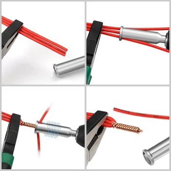 Elektrisk Kabel-Twist Hurtig-Stik tænd / sluk-Boret, Wire Stripper Værktøjer Automatisk 2.5 torv 5 linjer
