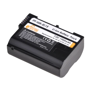 EN-EL15 ENEL15 Batteri EN-EL15a DA EL15 Oplader sæt til Nikon D500, D600 D610 D750 D800 D810 D850 D7000, D7100 D7200 D7500 D850.