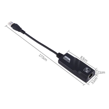 Engros-USB-Ethernet-Adapter netværkskort USB 3.0 til RJ45 Lan Gigabit-Internet for Edb-for PC Macbook Laptop Usb-Ethernet