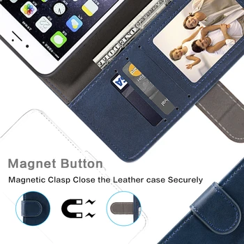 Etui Til HTC One M8 Tilfælde Magnetiske Wallet Læder Cover Til HTC One M8 Stå Coque Telefonen Tilfælde