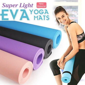 EVA Yoga Måtten Med Position Linje Fitness Gymnastik Måtter Double Layer Non-slip Nybegynder Sport Tæppe, Puder Kvinder 6mm Yoga Måtter Ny