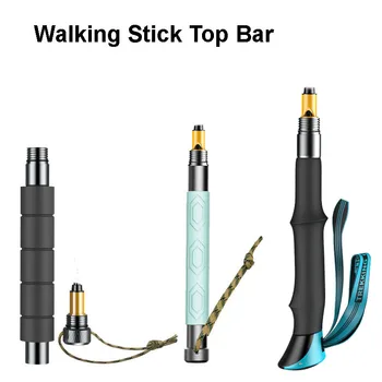 Extension Bar for Trekking Pole Udendørs Overlevelse Alpestok selvforsvar Gang Stick
