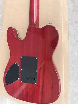 Fabrikken engros rød body electric guitar og 2H pickup, maple hals, til at yde tilpasning.